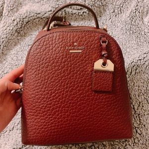 kate spade Mini Caden red mini backpack